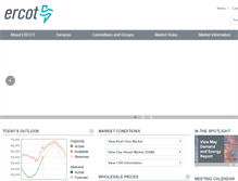 Tablet Screenshot of ercot.org